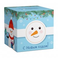 Коробка под кружки "Снеговик"