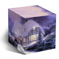 Коробка под кружки "Новогодний домик"