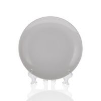 Тарелка фарфоровая белая, для 3D, в инд. упаковке, с подставкой и подвесом, 180 мм (7")