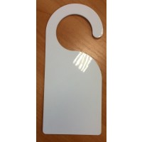 Табличка на ручку двери, стеклопластик, двухсторонняя, 102 х229 мм
