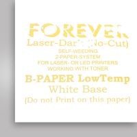 Бумага термотрансферная Forever Laser Dark No-Cut Low Temp CMYK, А3 (В- Paper)
